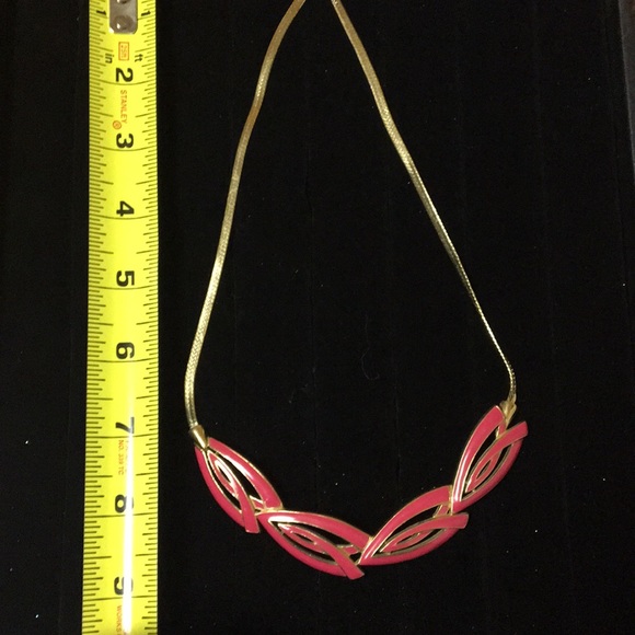 Deep Coral Necklace - Picture 4 of 4
